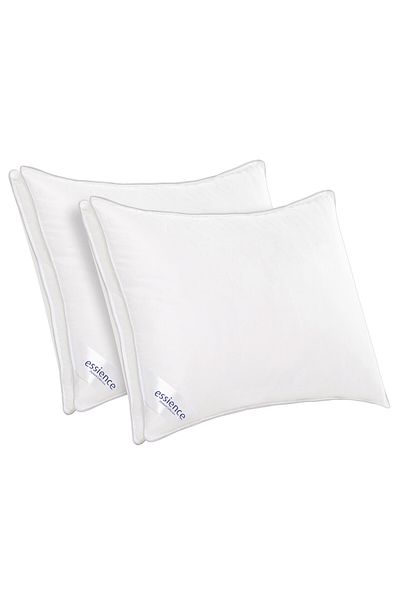 Essience Set Of 2 Pillows 50x70 Cm, Premium Collection, 100% Cotton Cover; Extra Fine Nanofiber