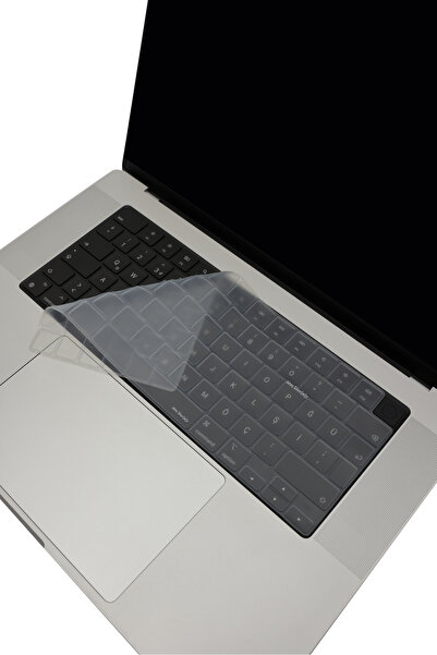 Mcstorey Macbook Kılıf Klavye Koruyucu Air Pro M1-m2-m3-m4 Ingilizce Baskı (US-ABD) A2681 A2941 A2442 A2485