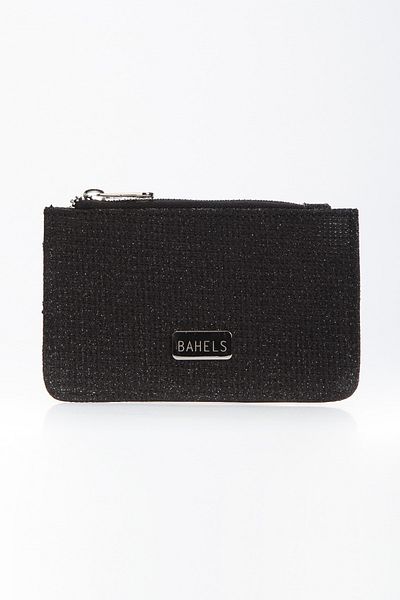 BAHELS Black Viral Glitter Card Holder Wallet