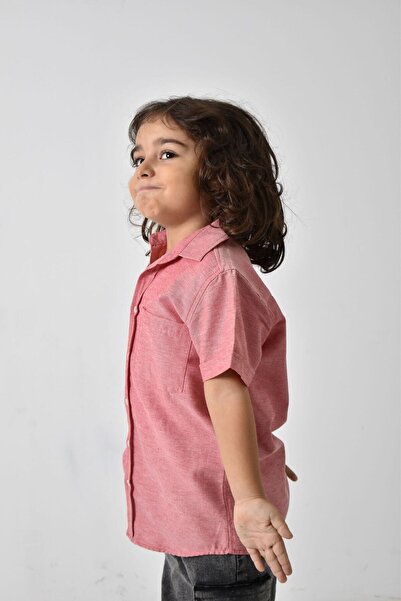 Banadamoda Boy's Short Sleeve Basic Shirt