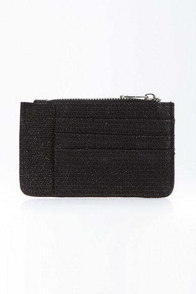 BAHELS Black Viral Glitter Card Holder Wallet