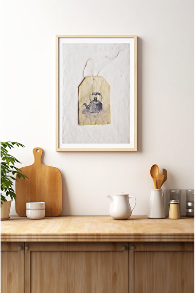 kutuTR Ahşap Çerçeveli Mdf Tek Tablo Mutfak Dekoru 12 Çeşit (KENDİ TABLO SETİ...