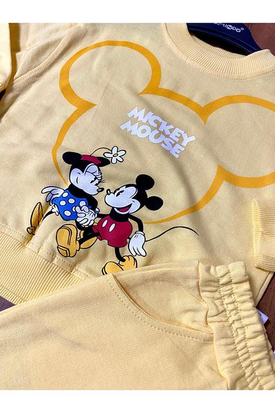 baby flamindo Baby Flamindo Mickey Printed 2 Thread Set