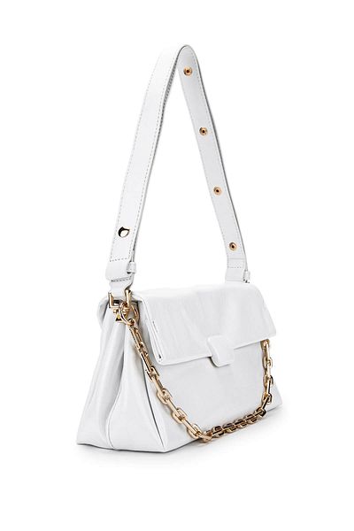 Tamer Tanca Women's Vegan White Shoulder Bag