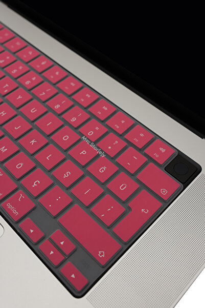 Mcstorey MacBook Kılıf Türkçe‑Q Klavye Koruyucu M5 M4 M3 M2 M1 Silikon Kapak Toz Dökülme Çizilme Karşı Koruma