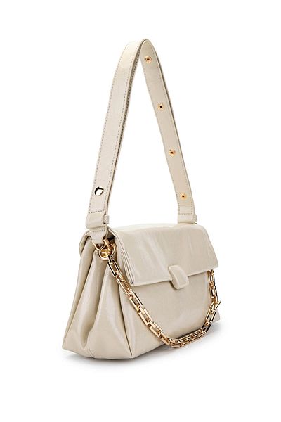 Tamer Tanca Women's Vegan Beige Shoulder Bag