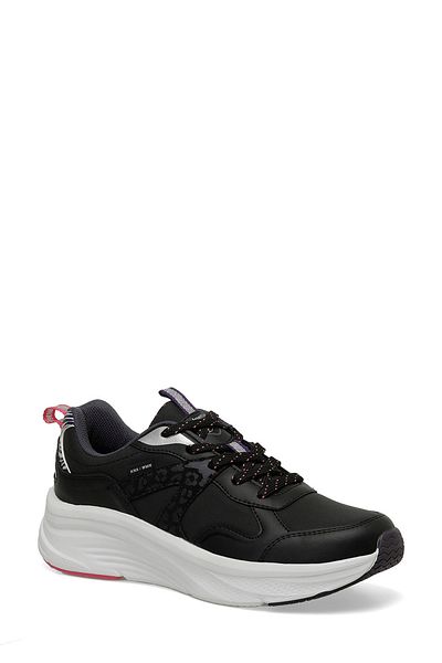 Kinetix Plary Pu W 4Pr Black Women's Comfort Shoes