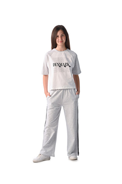 Victor and Jane Girls' 2pcs Spring/Summer Outfit Set - Comfy Knit Crop Top & ...