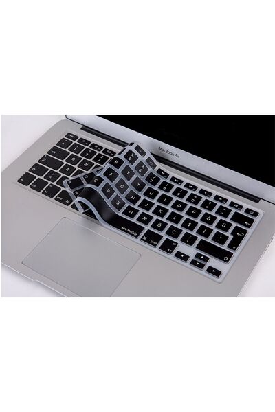 Mcstorey Macbook Air Kılıf 11inç Klavye Koruyucu Türkçe Q Baskılı A1370 A1465 Usb Girişli Modeli Ile Uyumlu