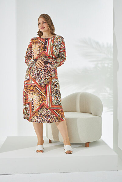 Sevim Дамска туника с дълъг ръкав Battal Boy