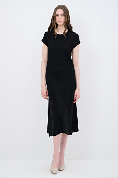 Love My Body Kısa Kollu Triko Elbise