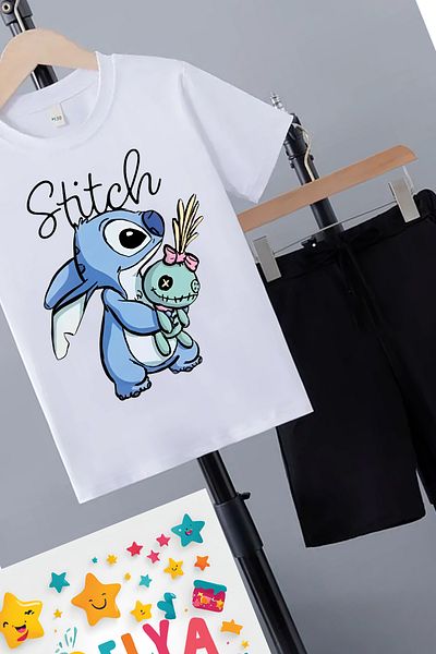 Belya Kids Wear مجموعة علوية سفلية صيفية منقوشة للأطفال من Sth Design