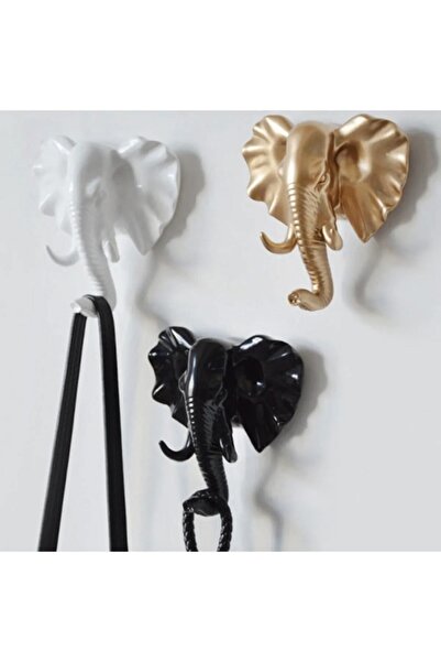 Dekoromi Dekoratif Askı Fil Modeli 3 ADET 15X10 CM