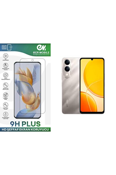 Ecr Mobile Vivo Y04 Ekran Koruyucu 9H Esnek Nano Cam Tam Uyumlu Şeffaf