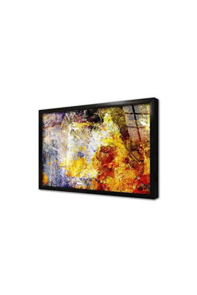 Tablosan Pictură abstractă pictură pe sticlă înrămată