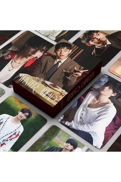 Kpop Dünyasi Bts V'' Winter Ahead'' Double Sided Printed Lomo Card Set