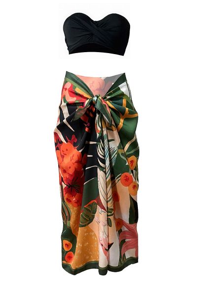 Bolder Stella Green Spring Long Pareo (Not Shows) 100*145