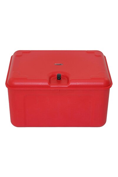 GP KOMPOZİT Universal Plastik Isı Yalıtımlı Pizza Servis Çantası Kırmızı