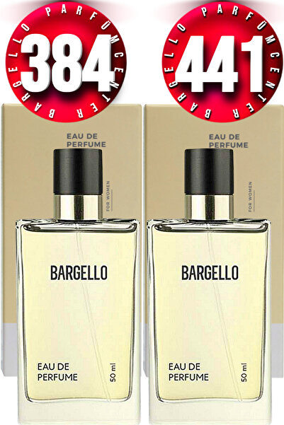 Bargello Parfüm 384 Kadın Parfüm Floral 50 Ml EDP + Bargello 441 Kadın Parfüm...