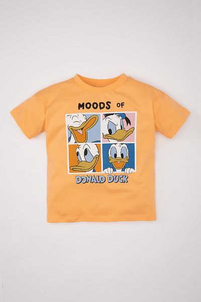 DeFacto Disney Mickey & Minnie Baby Boy T-Shirt - Crew Neck, Short Sleeve C9353A524Sm
