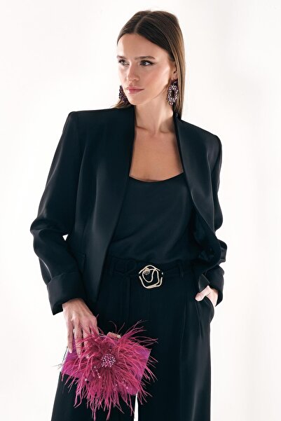 EXPLOSION Gold Aksesuar Detaylı Bağçıklı Bol Paça Pantolon