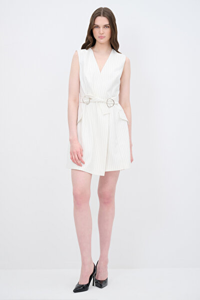 Love My Body Çizgili Elbise