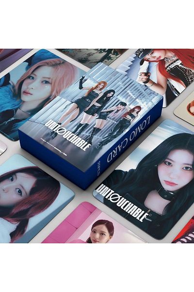 Kpop Dünyasi Itzy'' Untouchable'' Double Sided Printed Lomo Card Set