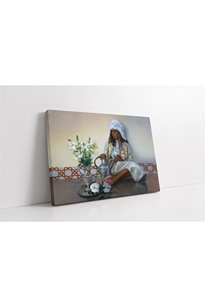 Tablosan Pictură pe pânză de o femeie șezând