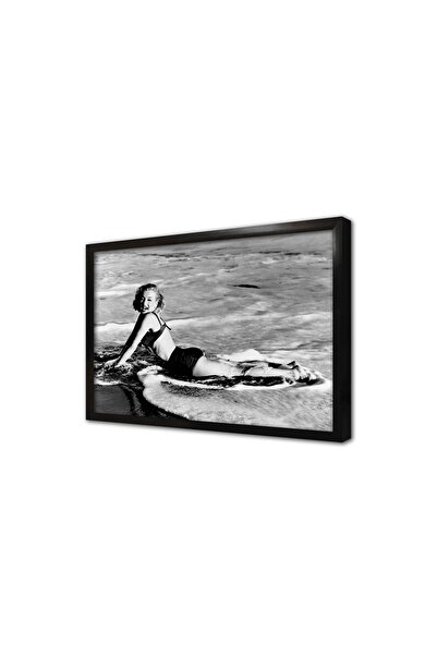 Tablosan Tablou MDF cu rama, desenat de Marilyn Monroe în timpul plimbării pe apă