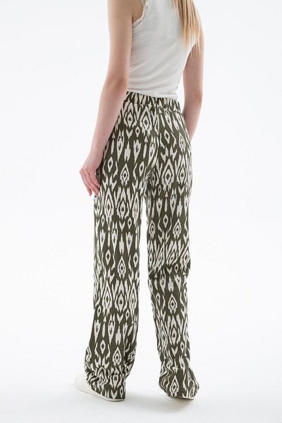 Fashion Friends Pantaloni verzi cu model