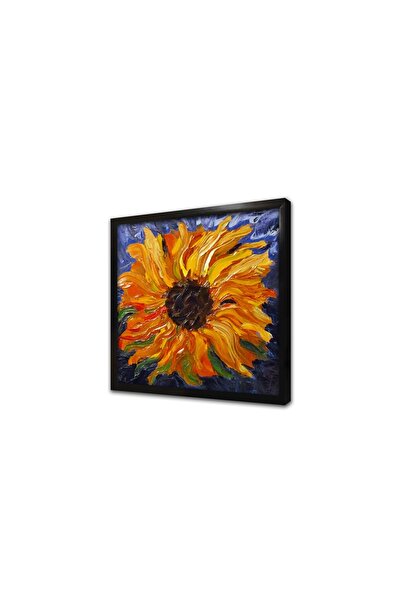 Tablosan Tablou din MDF cu rama galben violet