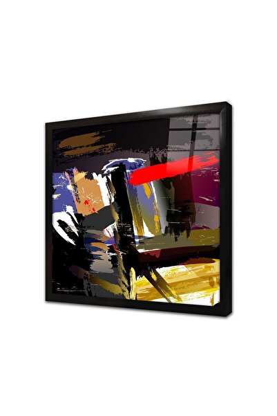 Tablosan Pictură abstractă pictură pe sticlă înrămată