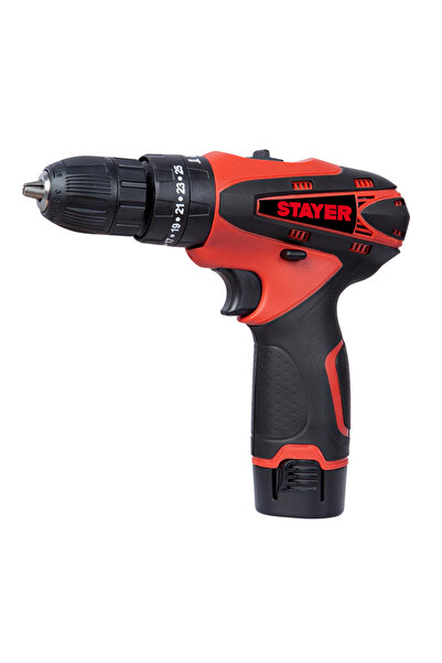 STAYER STY-PBL122DPK Akülü Vidalama 12V Li-ion 2.0Ah