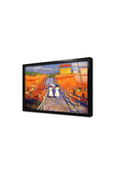 Tablosan Pictură pe sticlă înrămată Cape Cod Pier