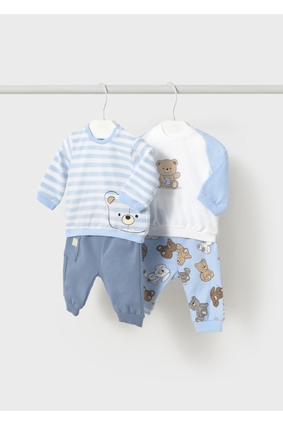 MAYORAL Baby Boy Blue 4-Piece Tracksuit Set