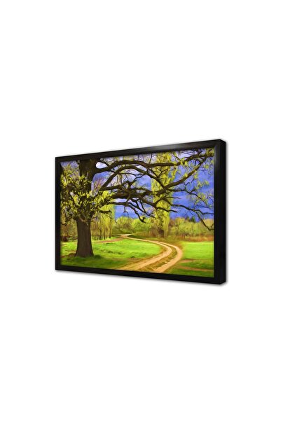 Tablosan Tablou MDF înrămat cu natură abstractă