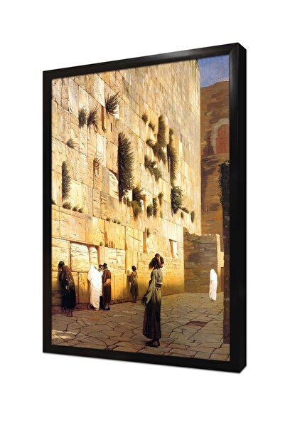 Tablosan Pictură pe MDF înrămată de Jean Leon Gerome, The Weeping Wall