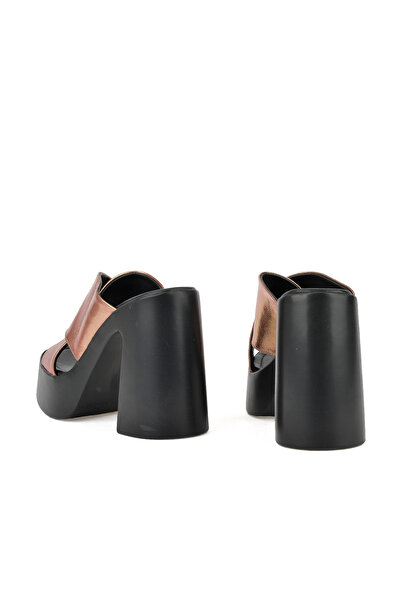 Ziya Жіночі шкіряні капці на підборах 151992Z66001 Рожеві