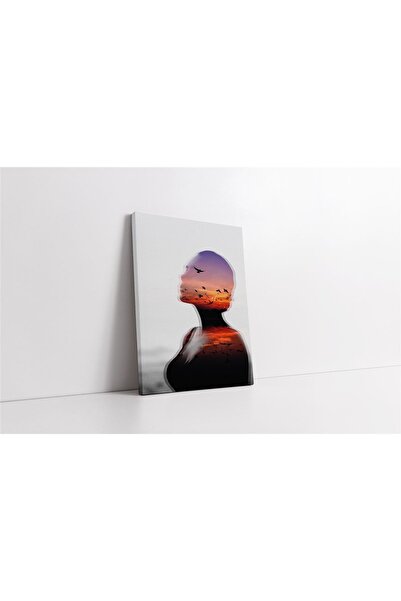 Tablosan Pictură pe pânză Femeie și Natură