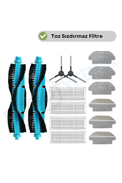 robotyedek Set de filtru Hepa și perie de schimb Viomi V2 Pro - 14 bucăți