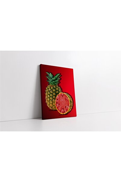 Tablosan Tablou pe pânză cu manipularea ananasului și a pepenei