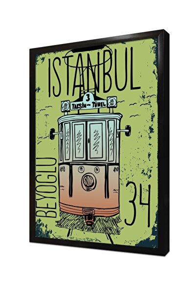 Tablosan Τραπέζι MDF με πλαίσιο τραμ