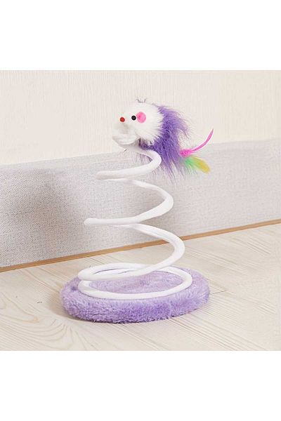 TİNEKE Spring Mouse Circle Hacı Yatmaz Cat Toy 23X14 cm 1 Piece