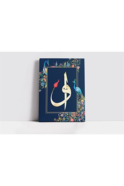 Tablosan Elif Vav Pictură pe pânză albastră