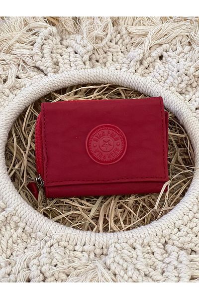 dericom Women's Crinkle Fabric Stylish Wallet Card Holder Accessory with Snap Fasteners and Zipper