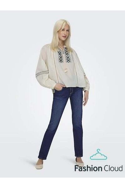 ONLY Lycra-Jeans mit hoher Taille 15311966