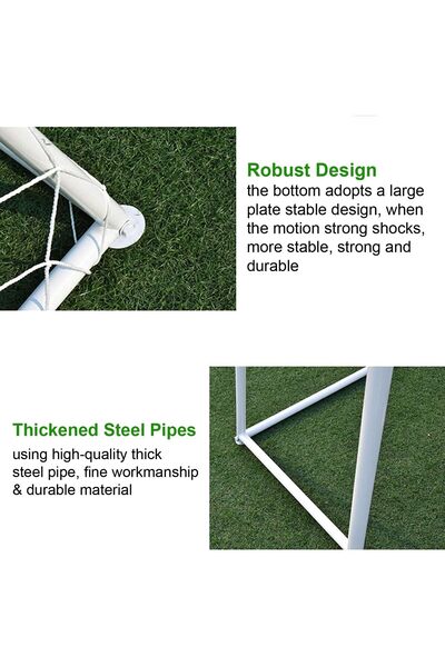 YALLA HomeGym Soccer Goal Net 2.5ft x 4ft, Outdoor Football Goal Post Net, Portable Soccer Goal Net