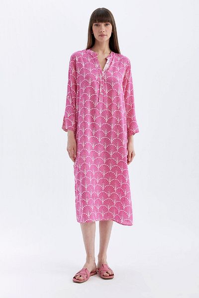DeFacto Gemustertes Strandkleid mit normaler Passform – Fall In Love D0452ax24sm