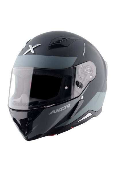 AXOR HUNTER TURBO - BLACK GREY DULL ECE 22.06