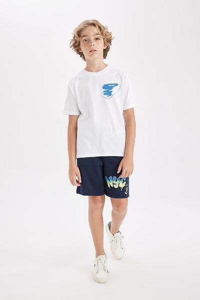 DeFacto Boy's Printed Shorts - D0483A824HS